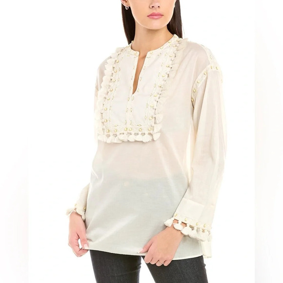Tory Burch Tops - Tory Burch Lizzie Tassel Tunic (Small)